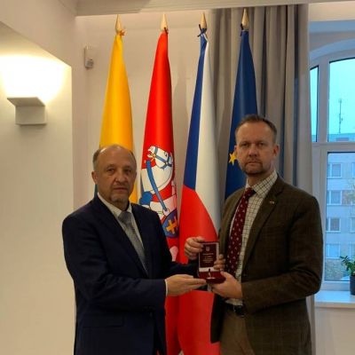 A WORKING MEETING IN PRAGUE BETWEEN THE HEAD OF UADSI AND THE AMBASSADOR OF THE REPUBLIC OF LITHUANIA